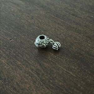 Silver Fish Charm with Dangle